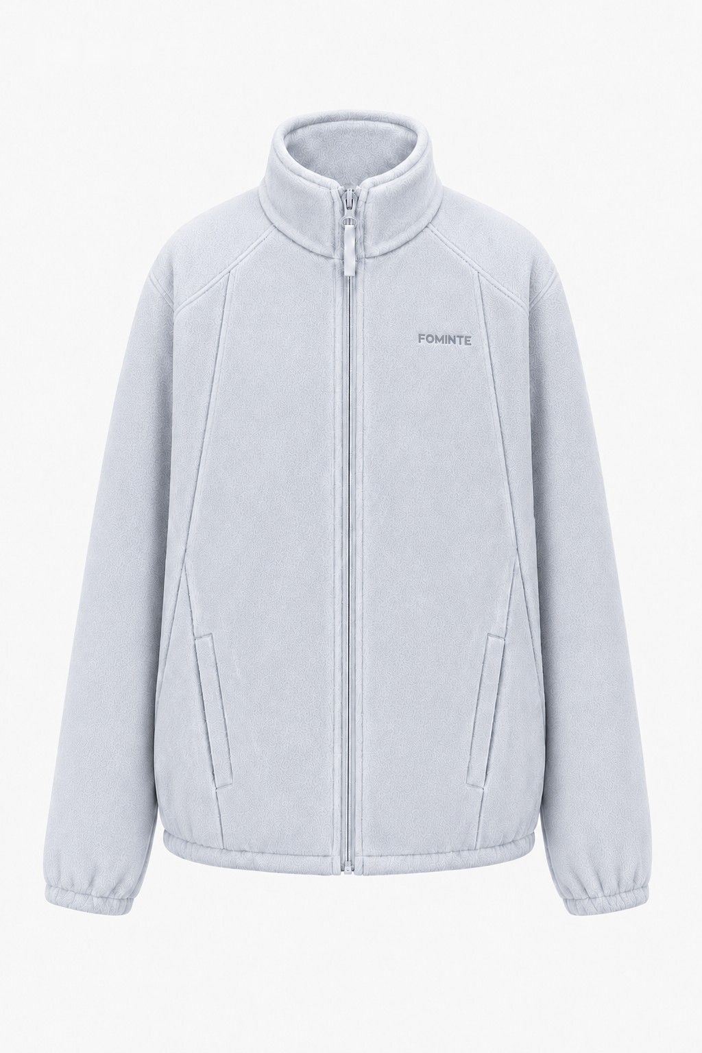 Chaqueta polar azul gris claro