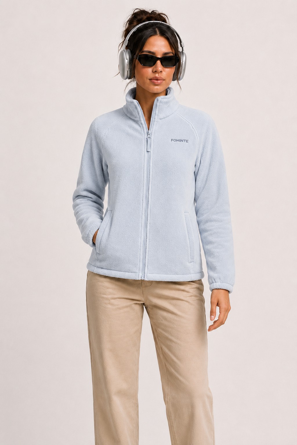 Chaqueta polar azul gris claro, imagen 5
