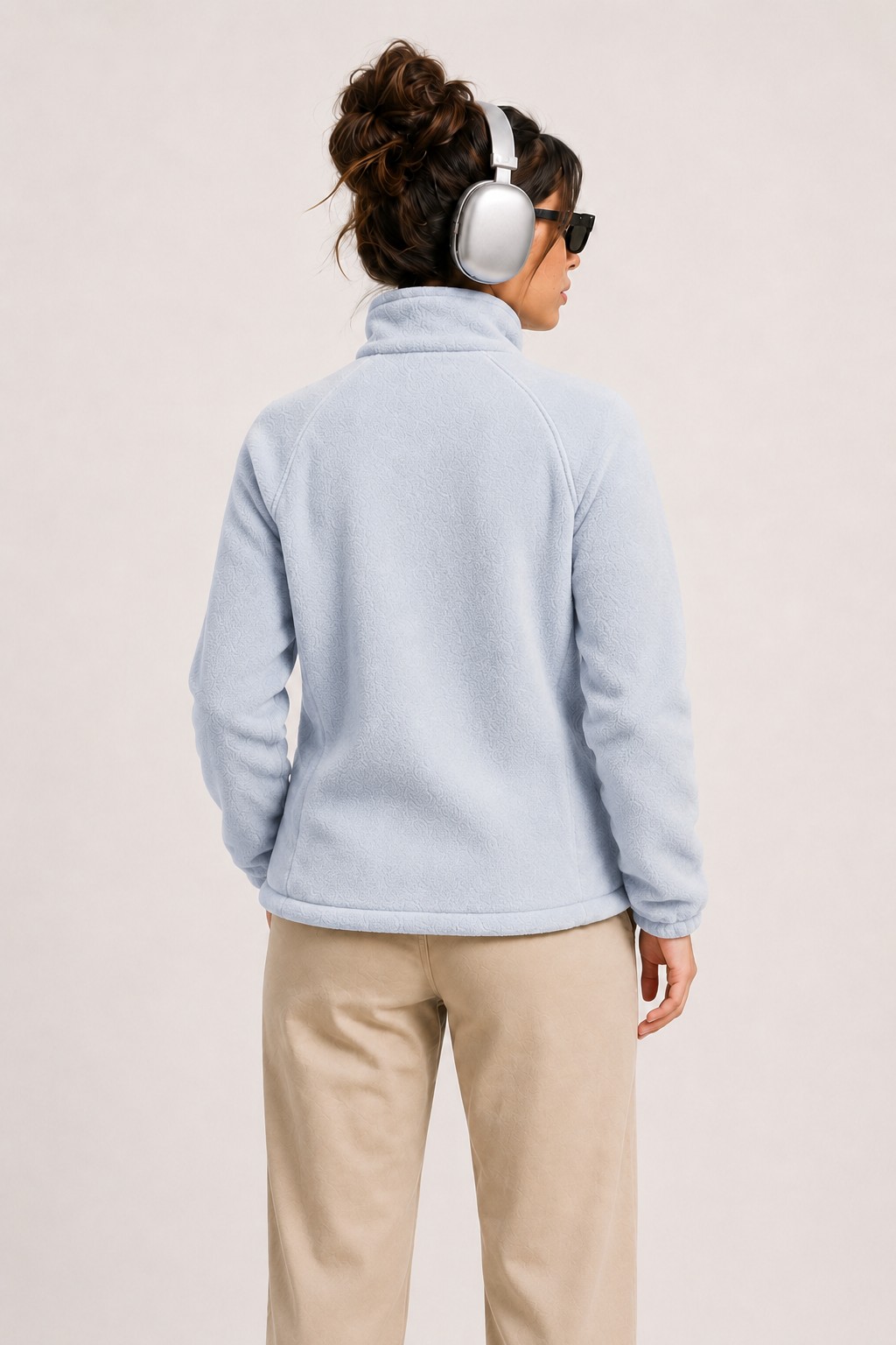 Chaqueta polar azul gris claro, imagen 6