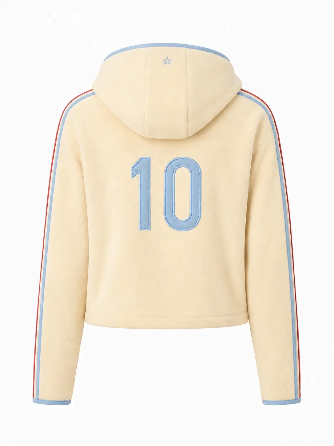 Chaqueta polar con capucha lisa · número 10