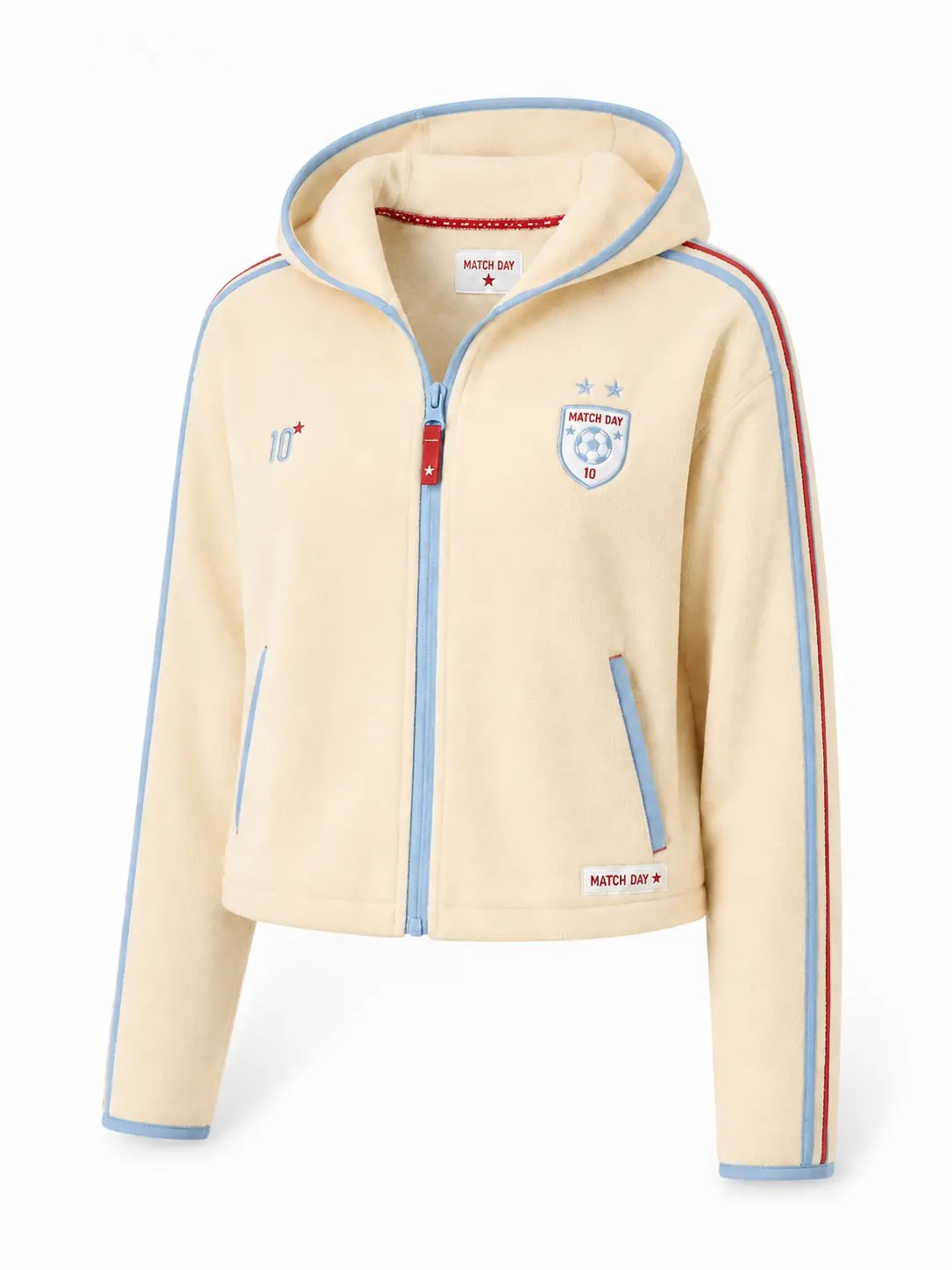 Chaqueta polar con capucha lisa · número 10, imagen 4
