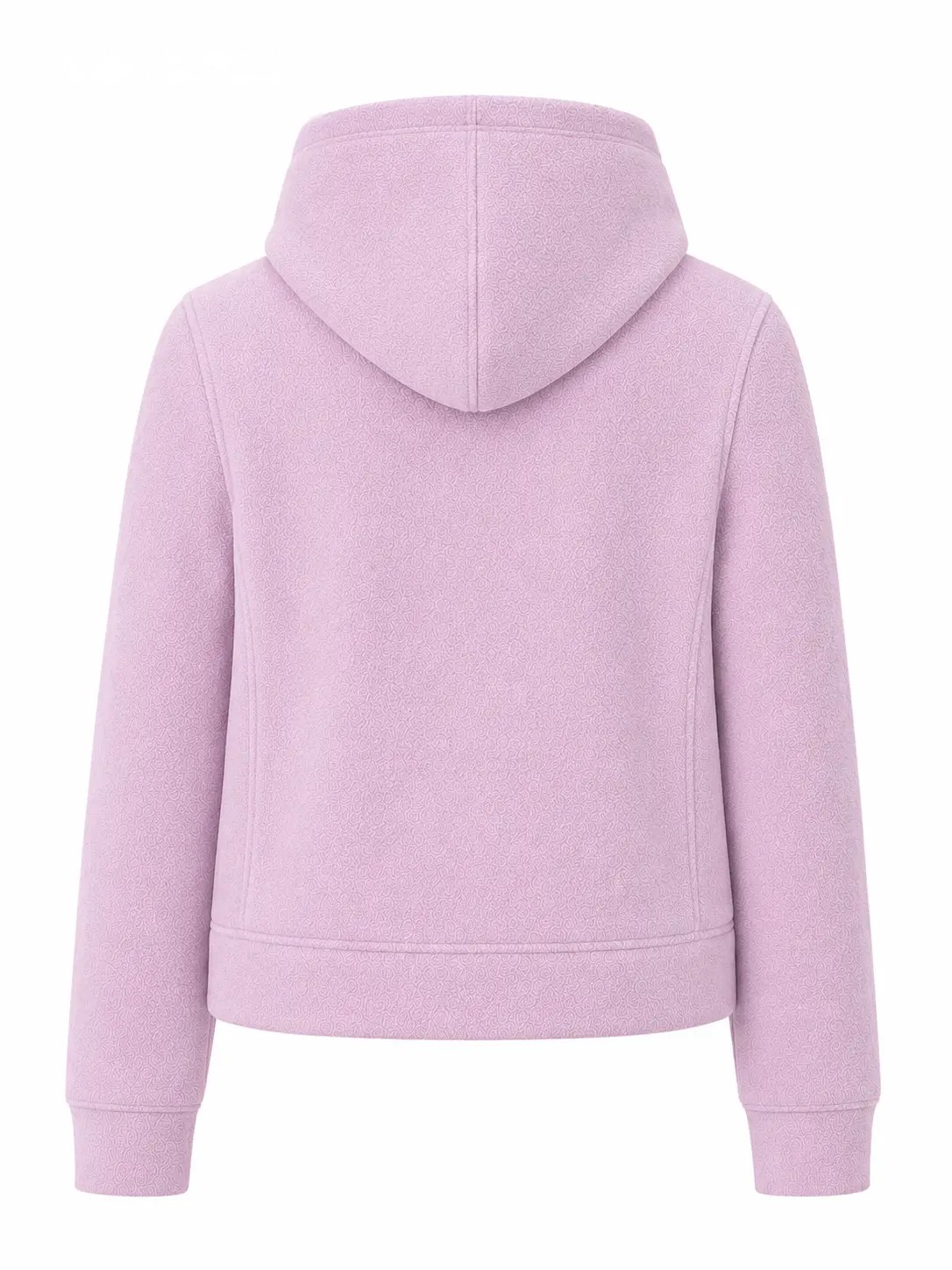 Chaqueta polar con capucha rosa lila, imagen 3