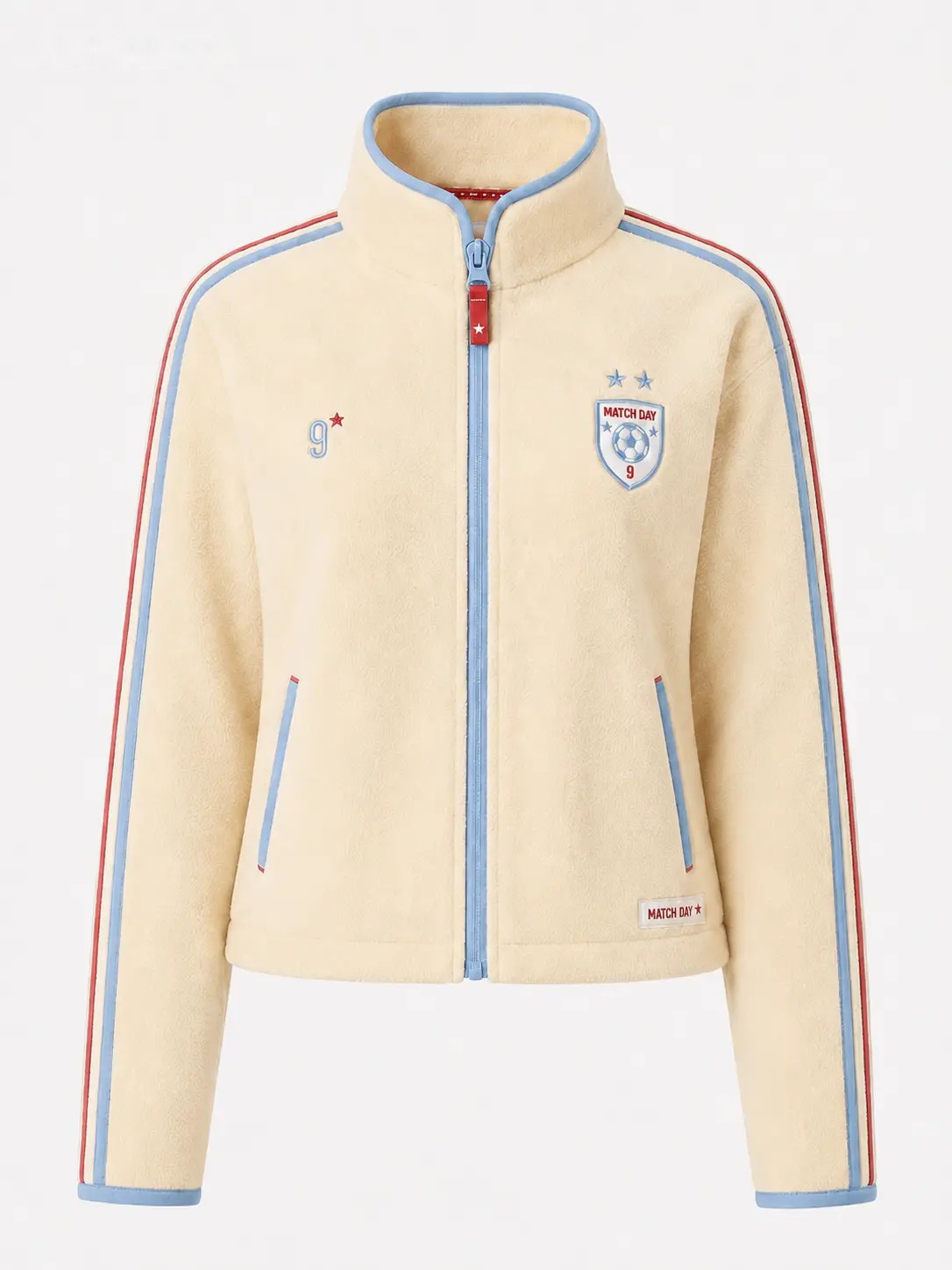 Chaqueta polar con cuello alto lisa · número 9, imagen 3