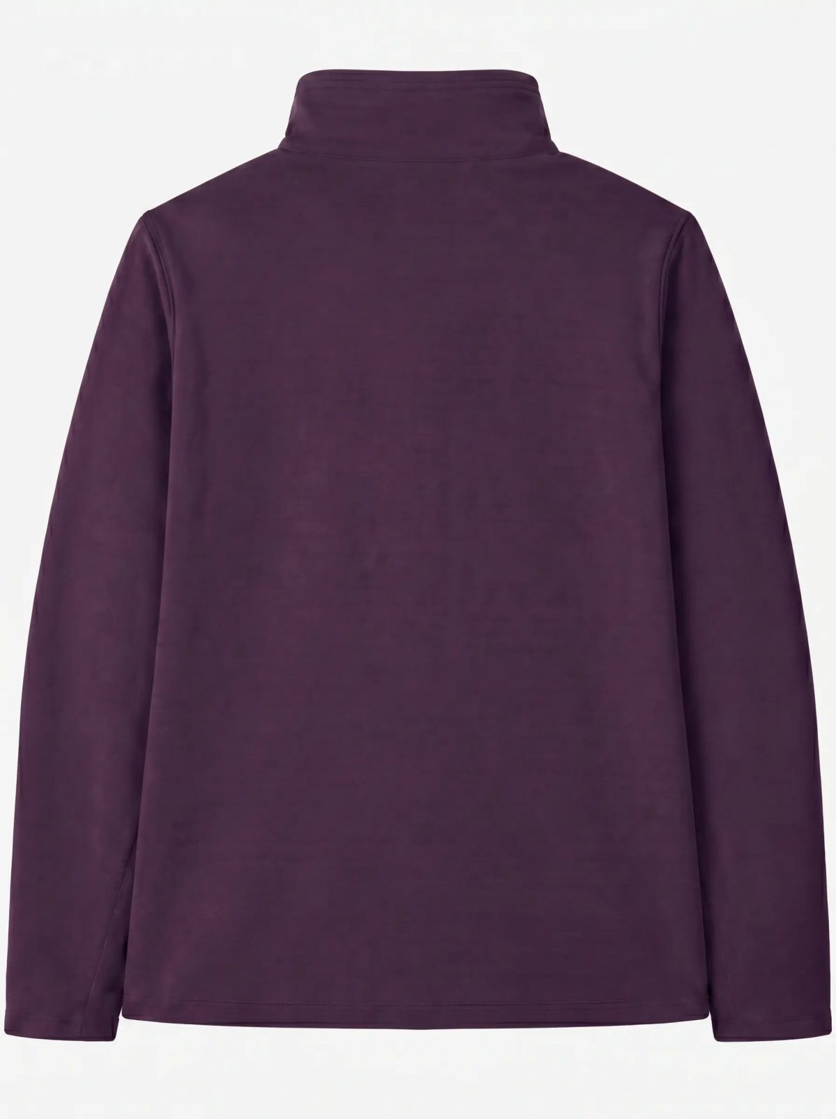 Chaqueta polar con cuello alto morado uva, imagen 3