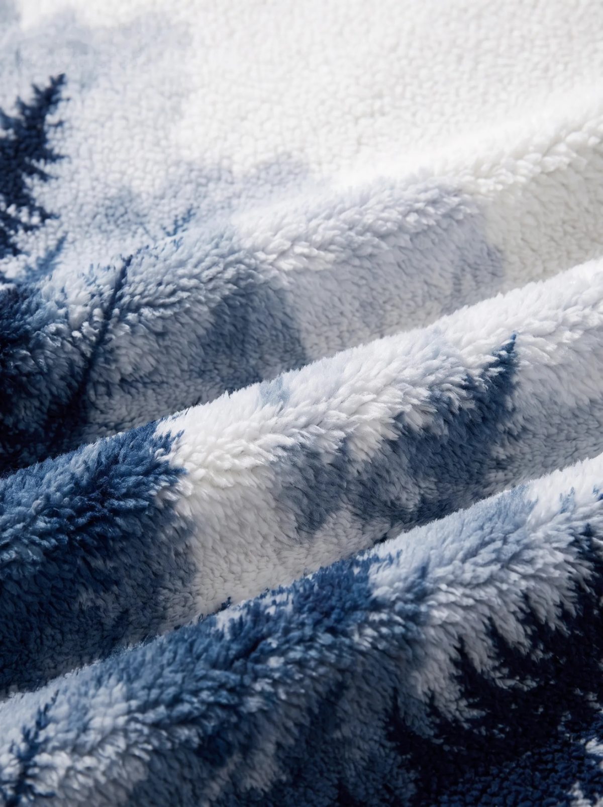 Blue Mountain Landscape Fleece Jacket, image 5