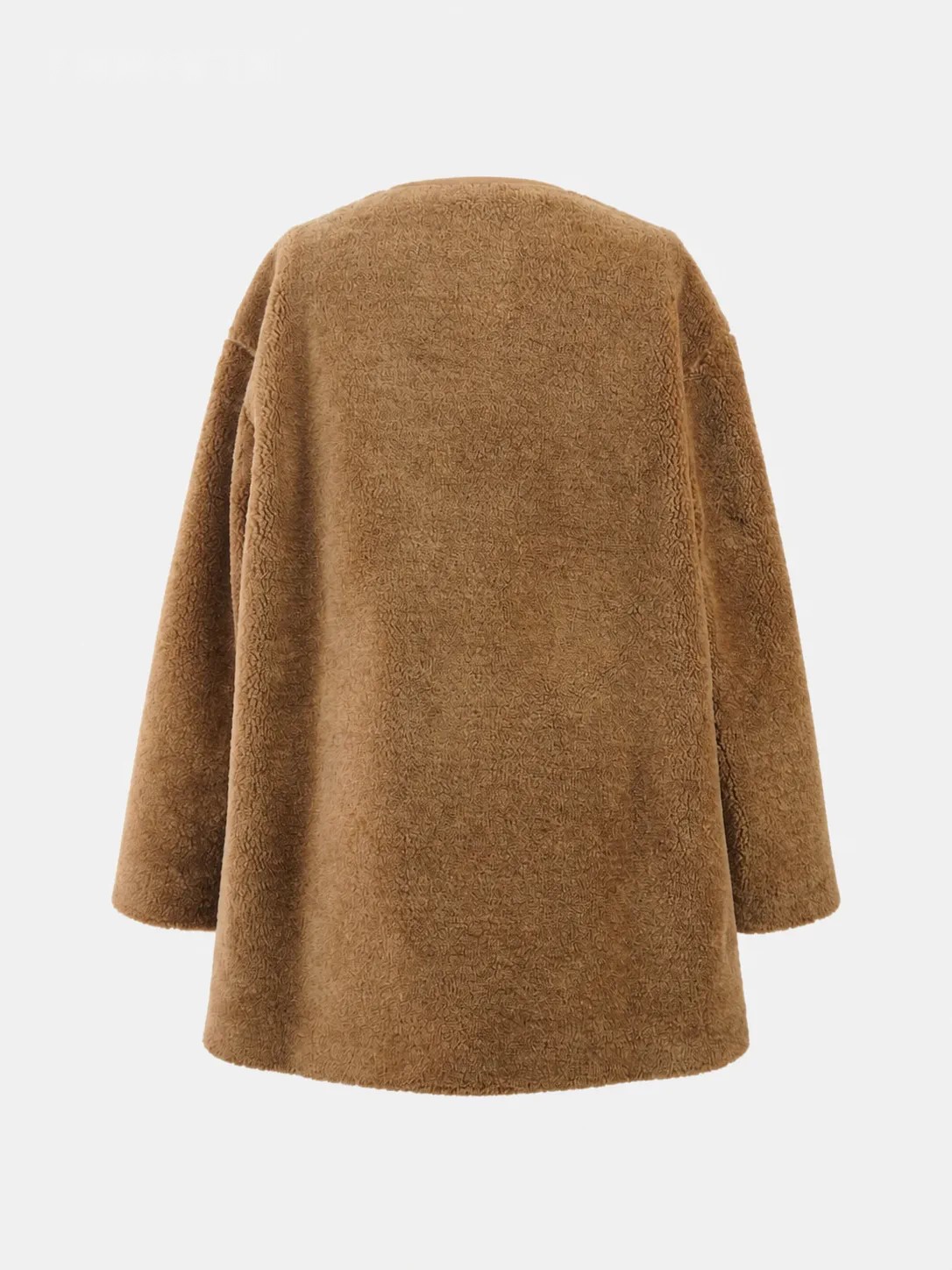 Chaqueta sherpa de pelo alto con cuello alto · tono IV, imagen 3