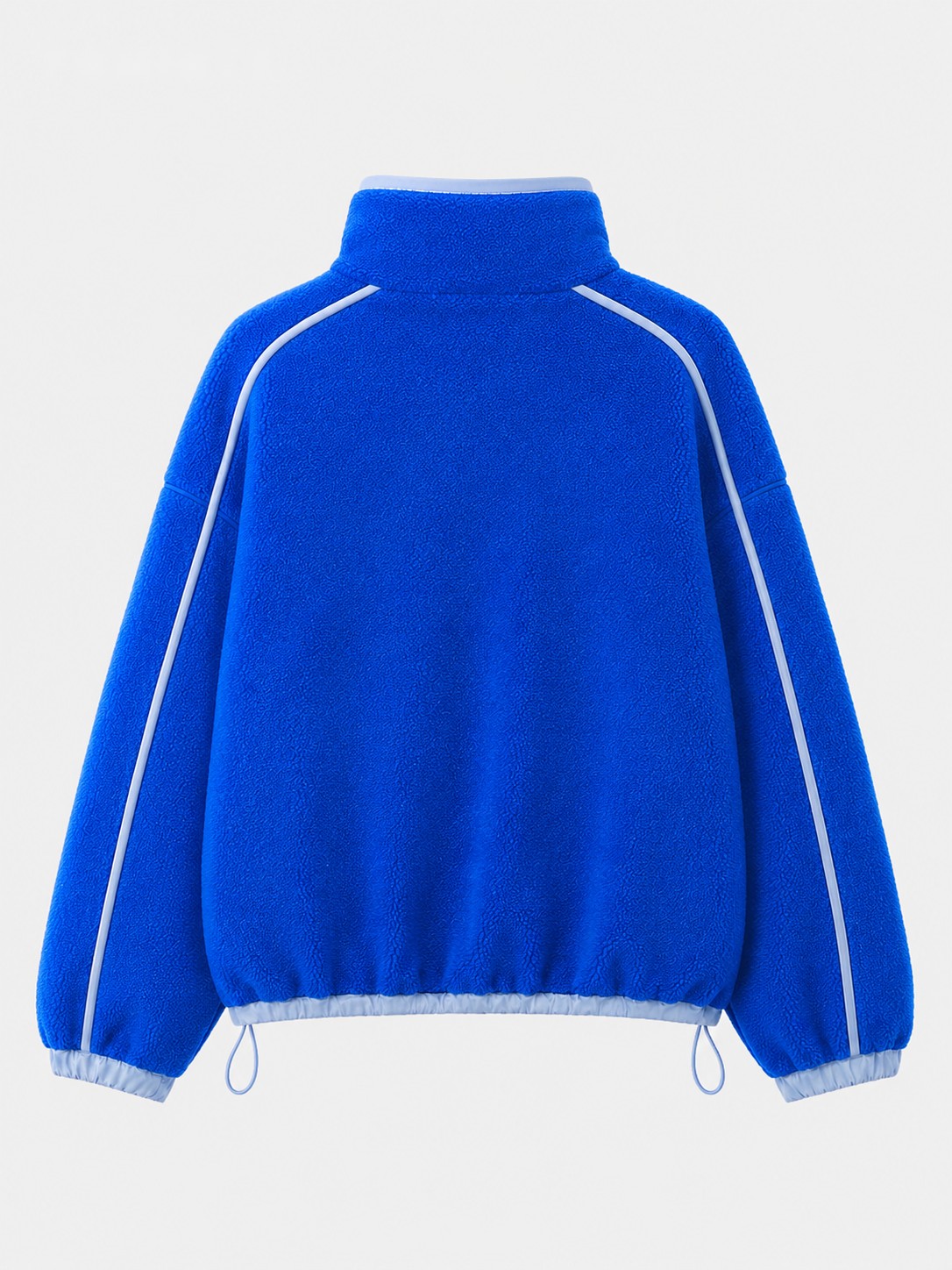 Jersey polar colour block azul real y azul hielo, imagen 3