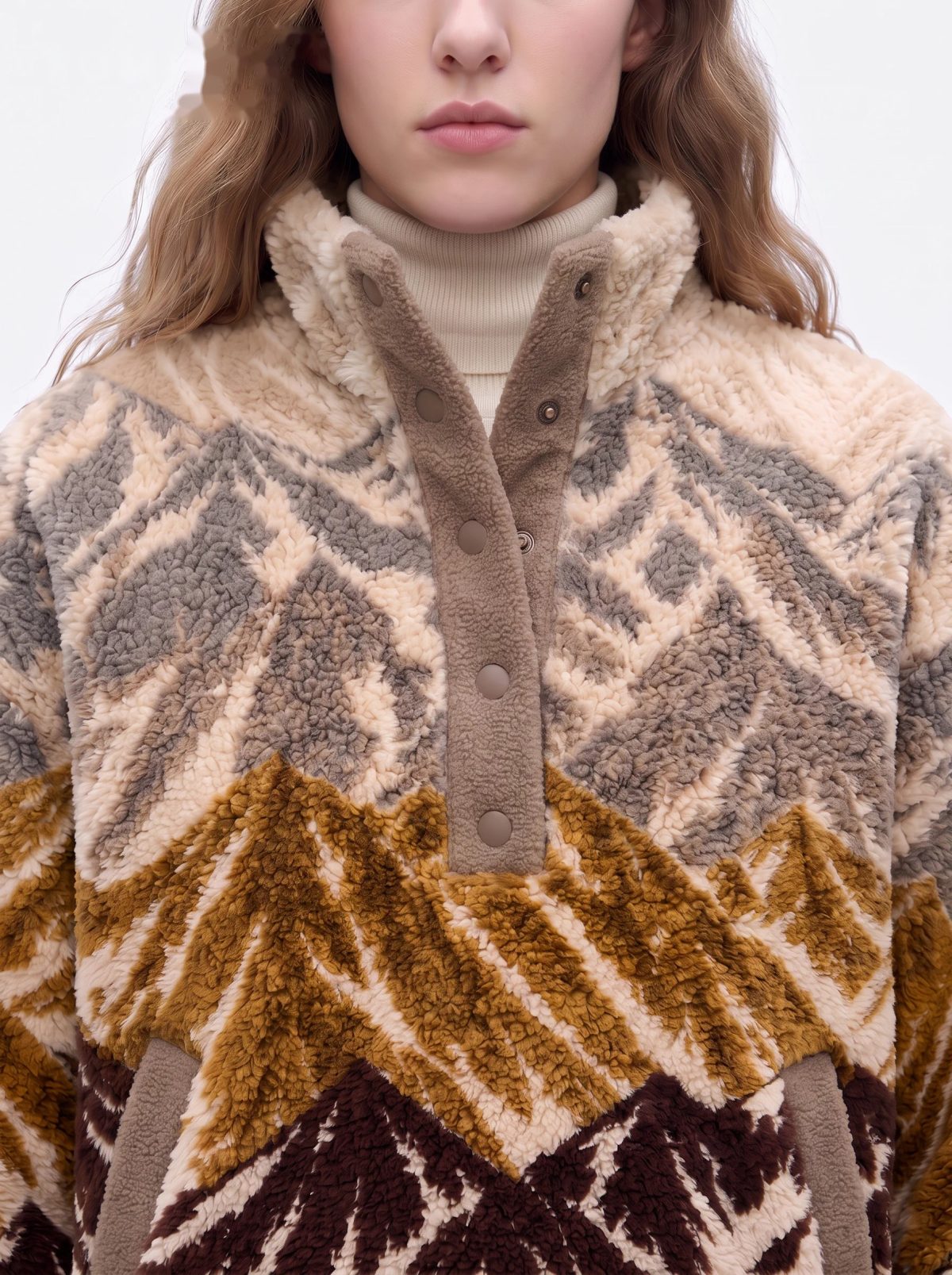 Earth Mountain Quarter-Zip Fleece Jumper, image 4